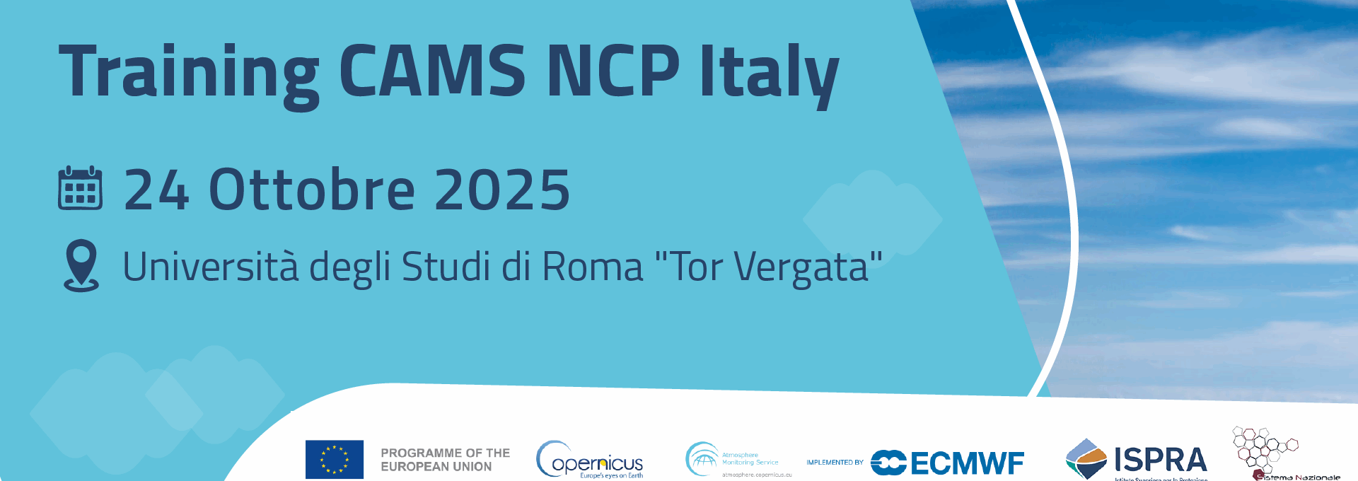 Training CAMS NCP Italia sulla Qualità dell’Aria e l’uso dei prodotti Copernicus CAMS 