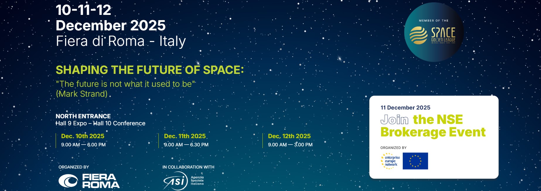 NSE – New Space Economy ExpoForum 2025